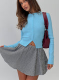 Sohogirl Flowy Mini Skirt Black / White Gingham
