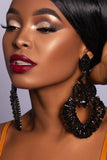 Madalina Black Earrings