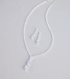Instant Glam Rhinestone Necklace And Earrings Set