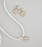 Pearl Princess Charm Jewelry Set