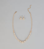 Blooming in Sparkle Floral Jewelry Set