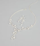 Crystal Vine Necklace And Earring Set