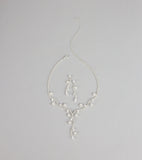 Crystal Vine Necklace And Earring Set
