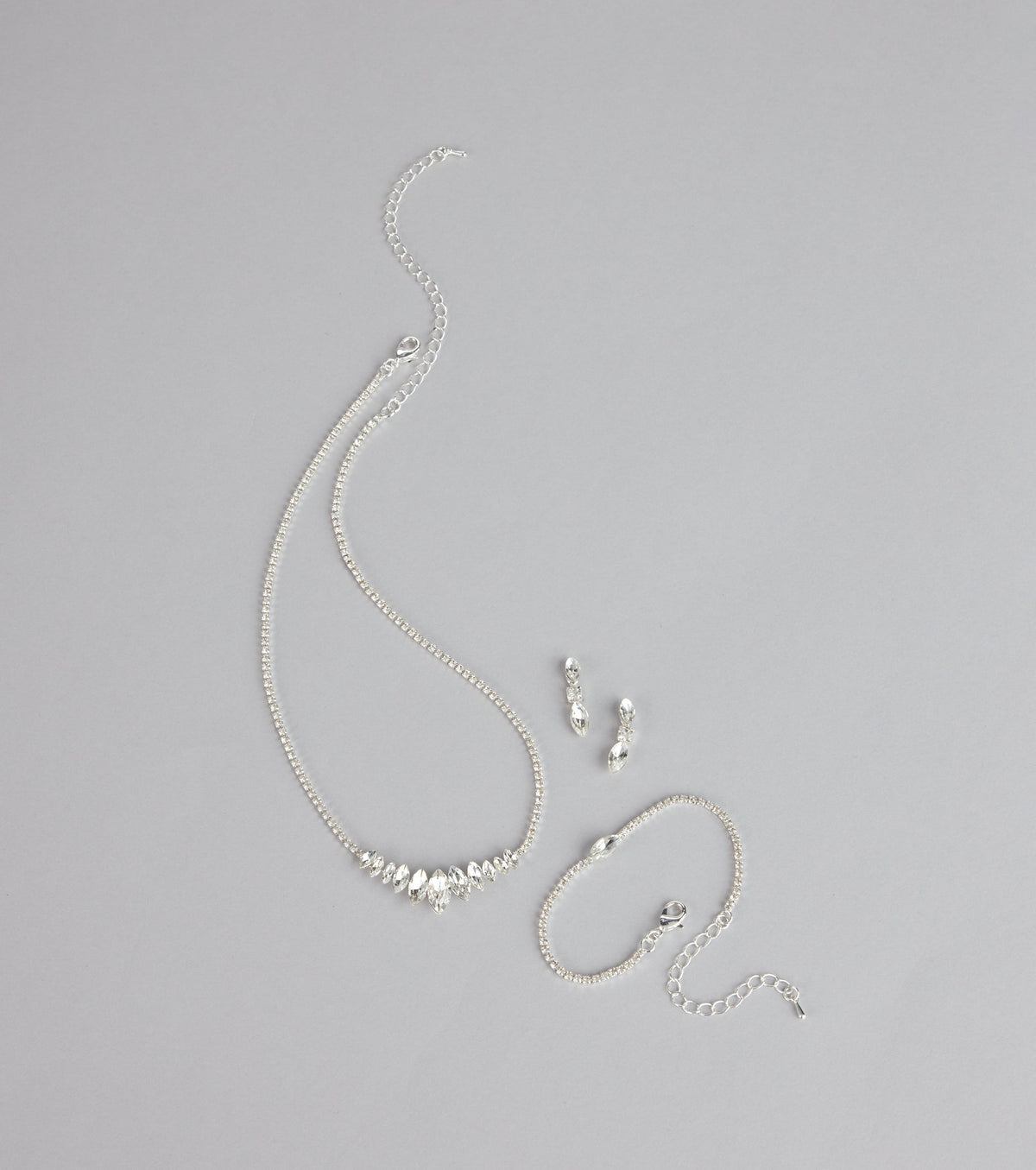 Dazzle Point Marquise Jewelry Set