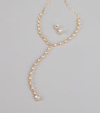 Light the Night Sparkle Necklace And Earrings Set