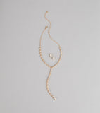 Light the Night Sparkle Necklace And Earrings Set