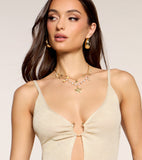 Sea You There Pearl Charm Necklace