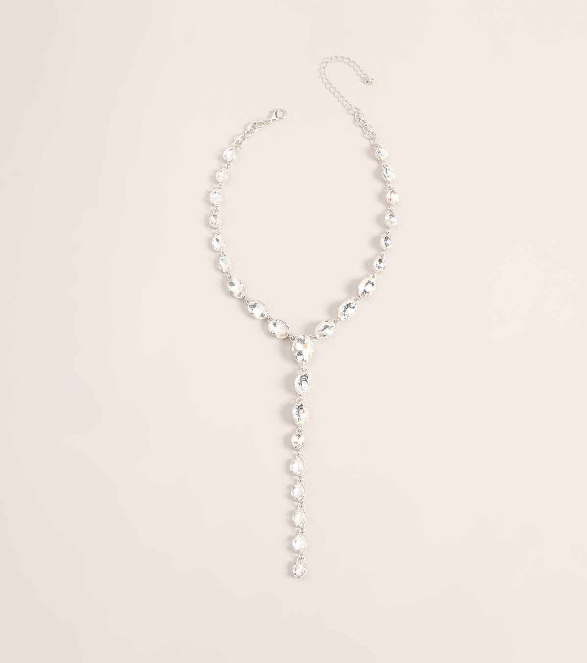 Shine Trail Rhinestone Necklace