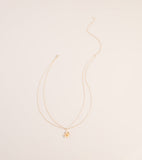 Island Detail Tropical Flower Charm Belly Chain