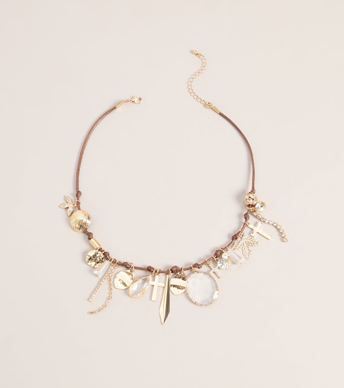 Collected Charms Cord Necklace