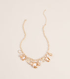 Luxe Statement Gemstone Necklace
