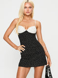 Old Haunts Mini Dress Black / White