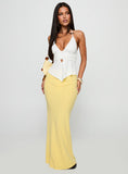 Jodie Maxi Skirt Lemon Yellow