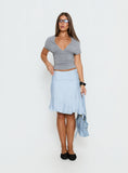 With Kindness Midi Skirt Blue