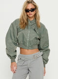 Thalya Bomber Jacket Green