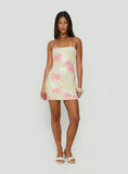 Nikai Graphic Mini Dress Sequin Floral