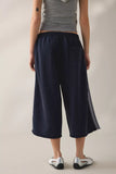 iets frans… Harri Piped Wide Leg Cropped Jogger Pants