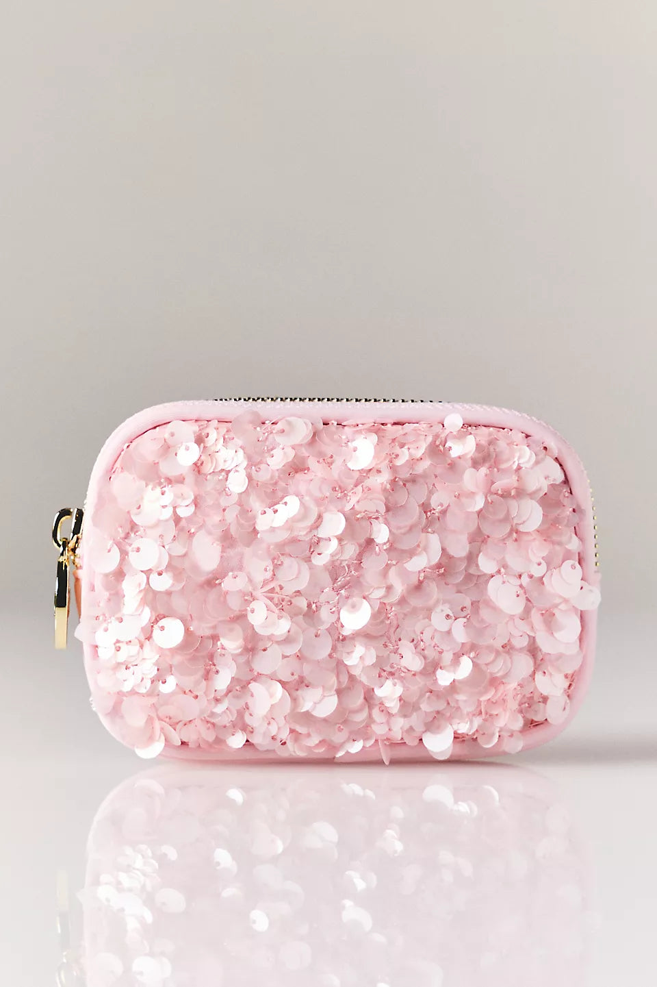 Stoney Clover Lane Micro Pouch - Pink Glitter