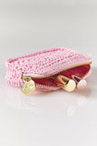Stoney Clover Lane Micro Pouch - Pink Crochette