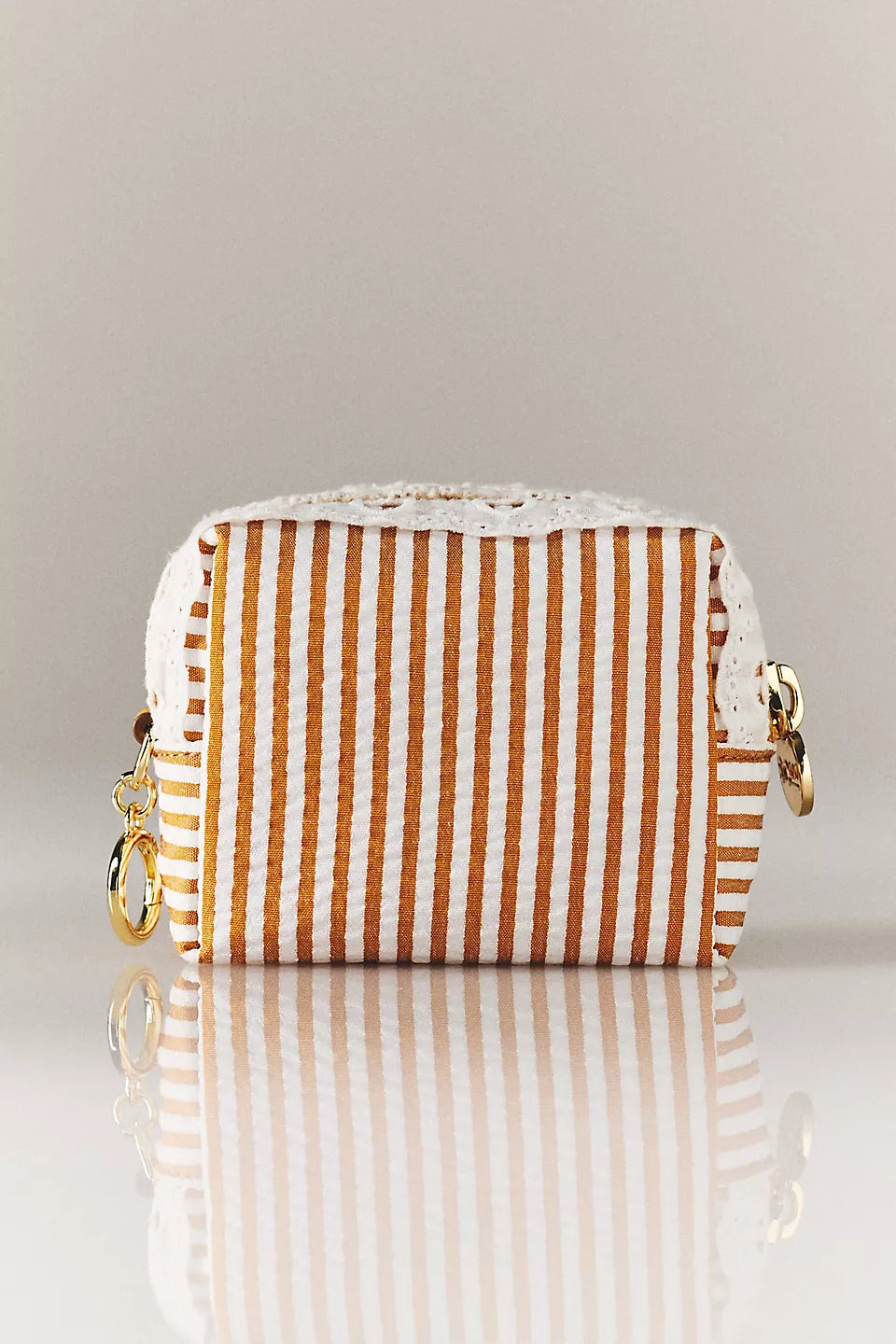 Stoney Clover Lane Micro Pouch - Yellow Seersucker