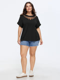 Supersoft Cut-Out Relaxed-Fit T-Shirt
