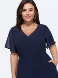 Hidden Zipper Layered Pockets Jumpsuit