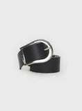 Breslin Belt Black / Silver