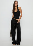Soulstar Satin Pants Black