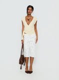 Clock Ticking Cinched Top Cream