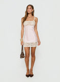 Kiss & Tell Mini Dress Soft Pink