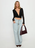 Penny Mid Rise Straight Leg Jeans Light Denim
