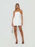 Spader Corset Mini Dress White