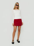 Torrance Sporty Skort Red / White
