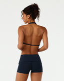 Form Triangle Halter Crop | Deep Navy