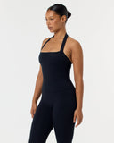 Serenity Halle Halter Tank | Black
