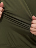 Supersoft Stretchy Solid Surplice Side Ruched T-Shirt