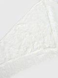 Elizebeth Tie Waist Tassel Belt White