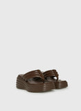 Therapy Flames Platform Sandals Brown