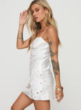 Snowbird Mini Dress White / Floral