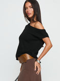 Ashfield Off Shoulder Top Black