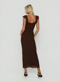 Sandberg Maxi Dress Chocolate