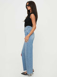 Henesey High Rise Straight Leg Jeans Mid Wash Tall