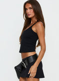 Kasper Cinched Tank Top Black