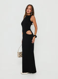 Camilah Cut Out Maxi Dress Black