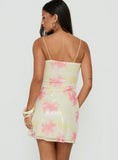 Nikai Graphic Mini Dress Sequin Floral