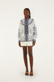 Off-White Coast Scarf Long Sleeve Blouse
