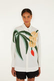 Graphic Banana Tree  Applique Shirt