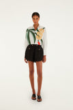Graphic Banana Tree  Applique Shirt