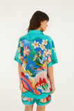 Multicolor Garden Of Life Scarf Shirt
