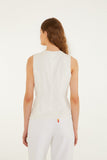 Off-White Embroidered Blouse